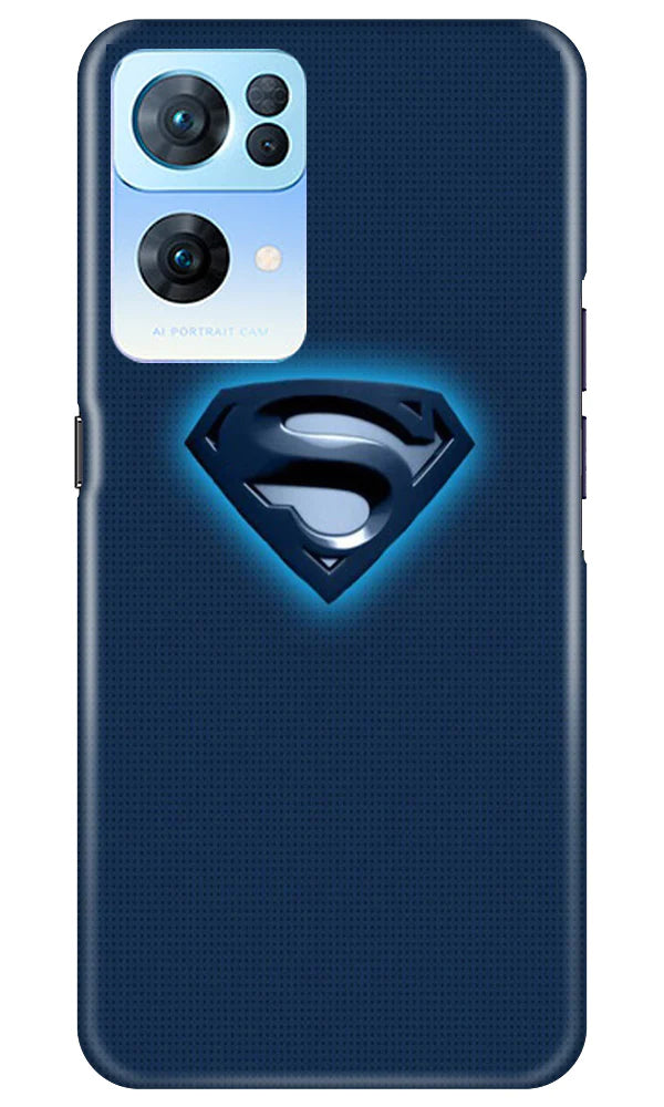 Superman Superhero Case for Oppo Reno 7 Pro 5G(Design - 117)