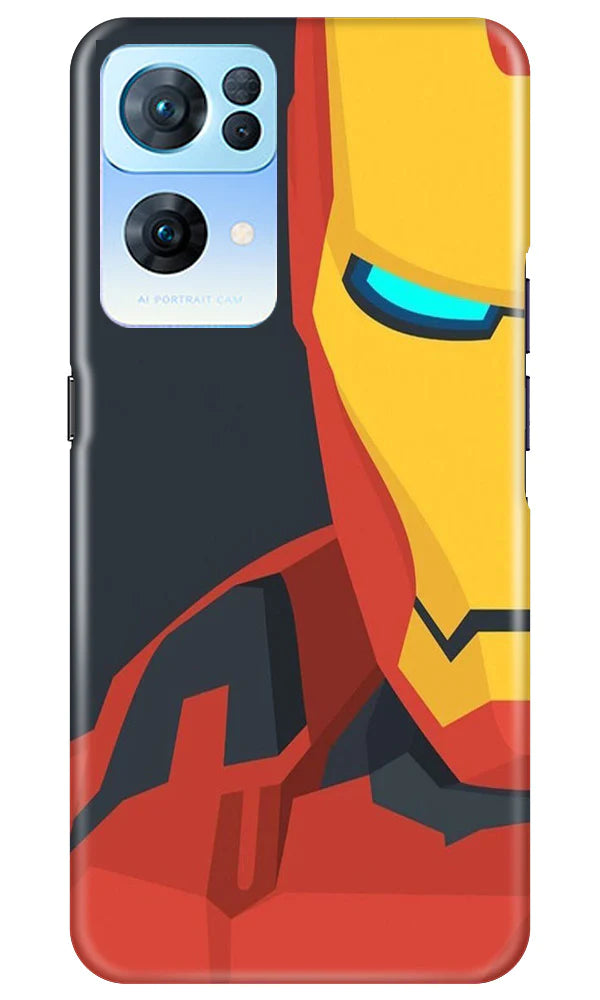 Iron Man Superhero Case for Oppo Reno 7 Pro 5G  (Design - 120)