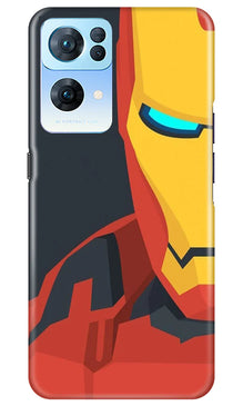 Iron Man Superhero Mobile Back Case for Oppo Reno 7 Pro 5G  (Design - 120)
