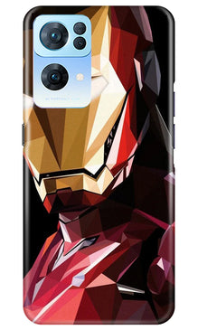 Iron Man Superhero Mobile Back Case for Oppo Reno 7 Pro 5G  (Design - 122)