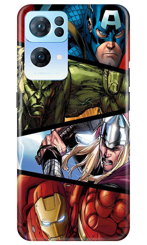 Avengers Superhero Case for Oppo Reno 7 Pro 5G(Design - 124)