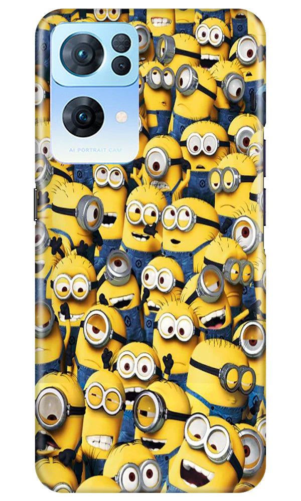 Minions Case for Oppo Reno7 Pro 5G  (Design - 126)
