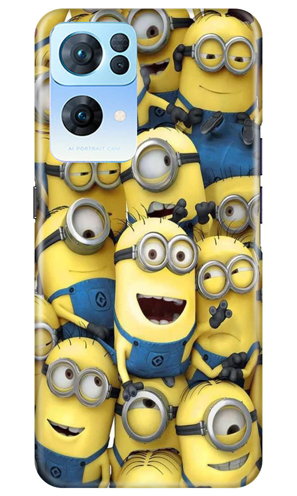 Minions Case for Oppo Reno7 Pro 5G  (Design - 127)