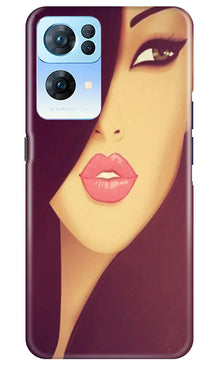 Girlish Mobile Back Case for Oppo Reno 7 Pro 5G  (Design - 130)
