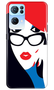 Girlish Mobile Back Case for Oppo Reno 7 Pro 5G  (Design - 131)