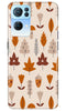 Leaf Pattern Art Case for Oppo Reno 7 Pro 5G  (Design - 132)