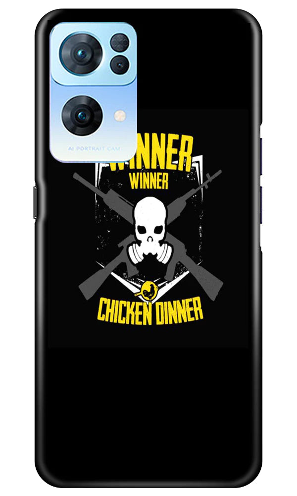 Winner Winner Chicken Dinner Case for Oppo Reno 7 Pro 5G  (Design - 147)