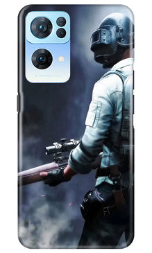 Pubg Mobile Back Case for Oppo Reno 7 Pro 5G  (Design - 148)