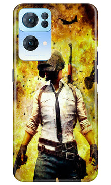 Pubg Mobile Back Case for Oppo Reno 7 Pro 5G  (Design - 149)