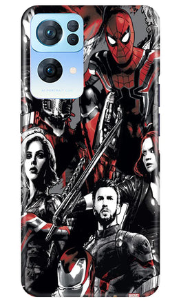 Avengers Case for Oppo Reno 7 Pro 5G (Design - 159)