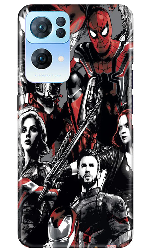 Avengers Case for Oppo Reno 7 Pro 5G (Design - 159)