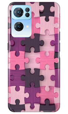 Puzzle Mobile Back Case for Oppo Reno 7 Pro 5G (Design - 168)