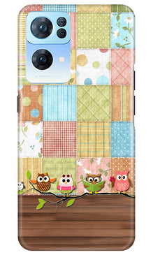 Owls Mobile Back Case for Oppo Reno 7 Pro 5G (Design - 171)