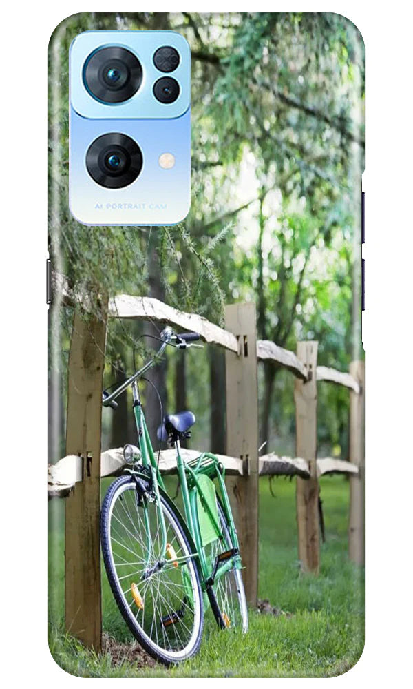Bicycle Case for Oppo Reno 7 Pro 5G (Design No. 177)