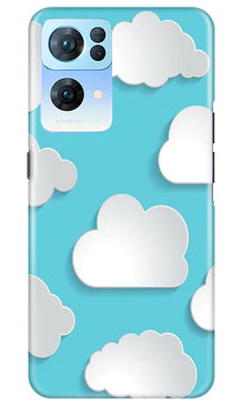 Clouds Mobile Back Case for Oppo Reno 7 Pro 5G (Design - 179)