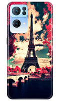 Eiffel Tower Case for Oppo Reno7 Pro 5G (Design No. 181)