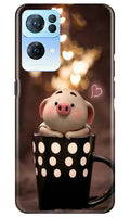 Cute Bunny Case for Oppo Reno7 Pro 5G (Design No. 182)