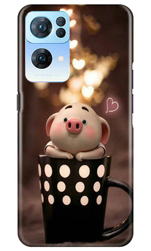Cute Bunny Mobile Back Case for Oppo Reno 7 Pro 5G (Design - 182)