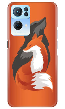 Wolf  Mobile Back Case for Oppo Reno 7 Pro 5G (Design - 193)