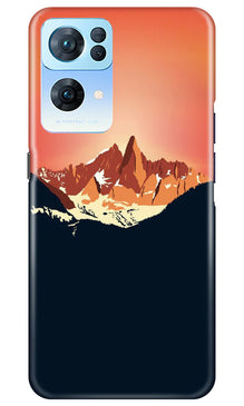 Mountains Mobile Back Case for Oppo Reno 7 Pro 5G (Design - 196)