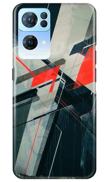 Modern Art Mobile Back Case for Oppo Reno 7 Pro 5G (Design - 200)