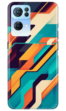 Modern Art Mobile Back Case for Oppo Reno 7 Pro 5G (Design - 202)