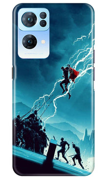 Thor Avengers Mobile Back Case for Oppo Reno 7 Pro 5G (Design - 212)
