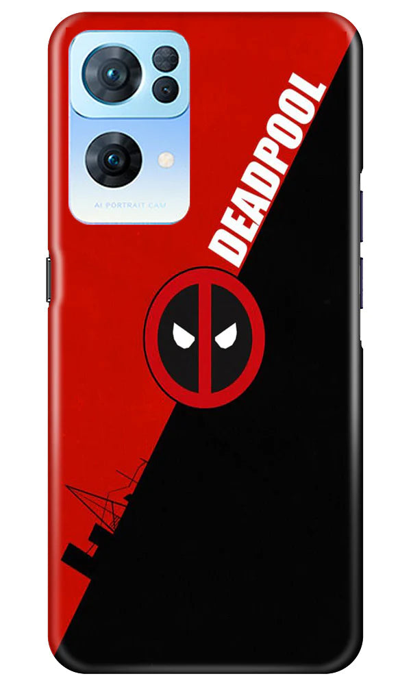 Deadpool Case for Oppo Reno7 Pro 5G (Design No. 217)
