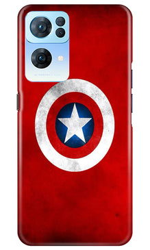 Captain America Mobile Back Case for Oppo Reno 7 Pro 5G (Design - 249)