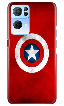 Captain America Case for Oppo Reno 7 Pro 5G (Design No. 218)