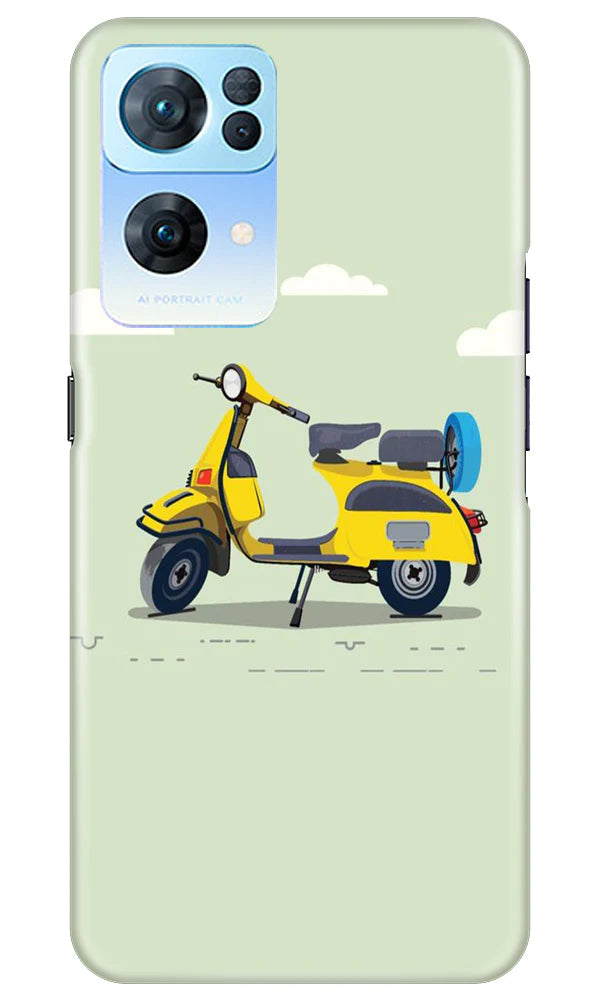 Vintage Scooter Case for Oppo Reno 7 Pro 5G (Design No. 229)