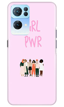 Girl Power Mobile Back Case for Oppo Reno 7 Pro 5G (Design - 236)
