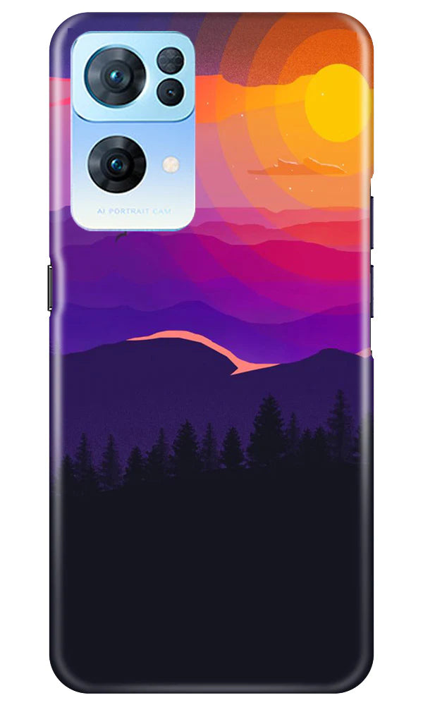 Sun Set Case for Oppo Reno 7 Pro 5G (Design No. 248)