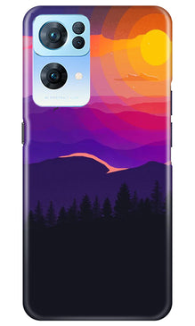 Sun Set Mobile Back Case for Oppo Reno 7 Pro 5G (Design - 248)