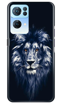 Lion Mobile Back Case for Oppo Reno 7 Pro 5G (Design - 250)