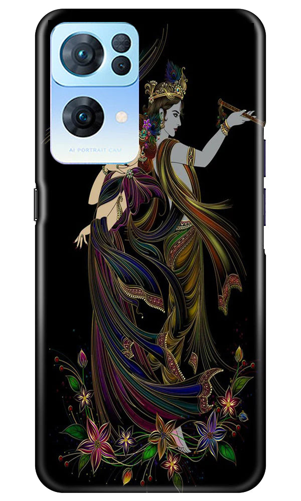 Radha Krishna Case for Oppo Reno7 Pro 5G (Design No. 257)