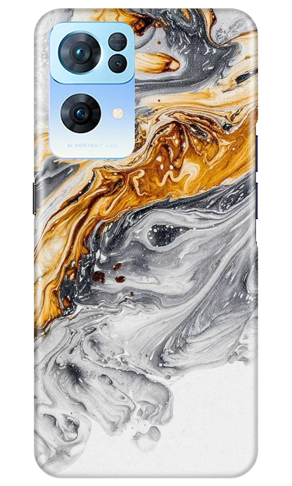 Marble Texture Mobile Back Case for Oppo Reno7 Pro 5G (Design - 272)