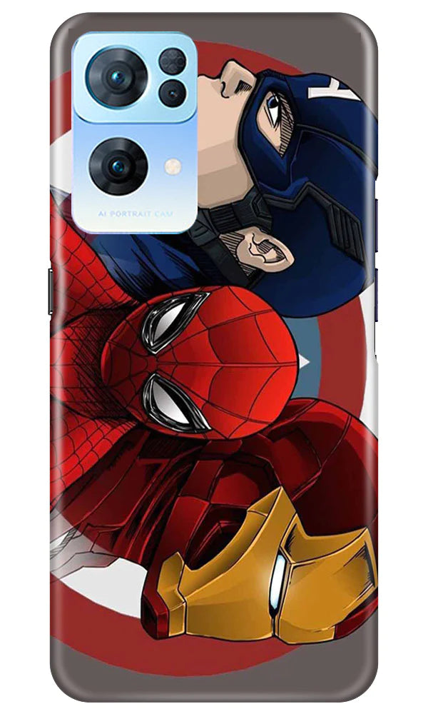 Superhero Mobile Back Case for Oppo Reno7 Pro 5G (Design - 273)