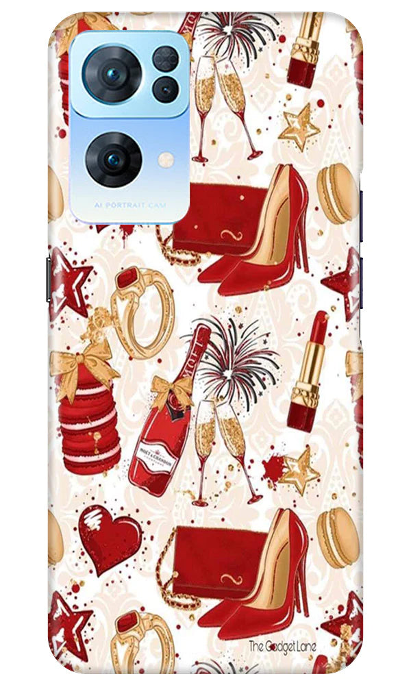 Girlish Mobile Back Case for Oppo Reno7 Pro 5G (Design - 274)