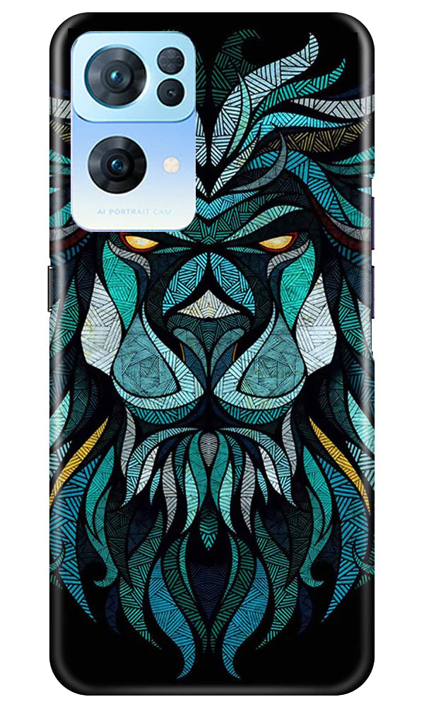 Lion Mobile Back Case for Oppo Reno 7 Pro 5G (Design - 276)
