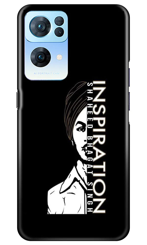 Bhagat Singh Mobile Back Case for Oppo Reno7 Pro 5G (Design - 291)