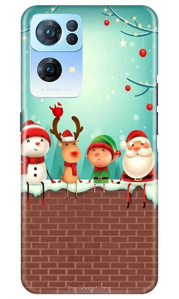 Santa Claus Mobile Back Case for Oppo Reno 7 Pro 5G (Design - 296)
