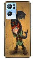 Dragon Mobile Back Case for Oppo Reno7 Pro 5G (Design - 298)