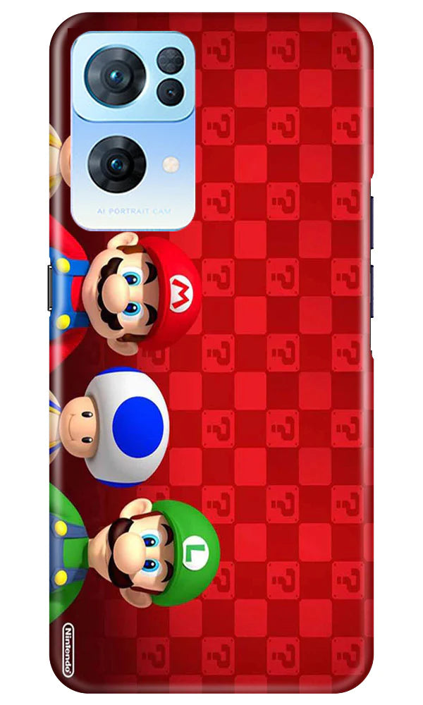 Mario Mobile Back Case for Oppo Reno 7 Pro 5G (Design - 299)
