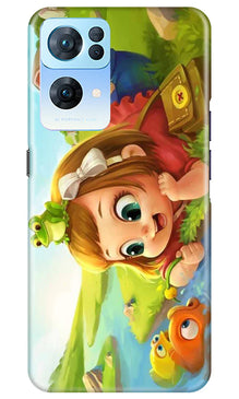 Baby Girl Mobile Back Case for Oppo Reno 7 Pro 5G (Design - 301)