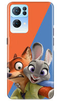 Cartoon Mobile Back Case for Oppo Reno7 Pro 5G (Design - 306)