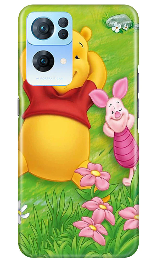 Winnie The Pooh Mobile Back Case for Oppo Reno 7 Pro 5G (Design - 308)