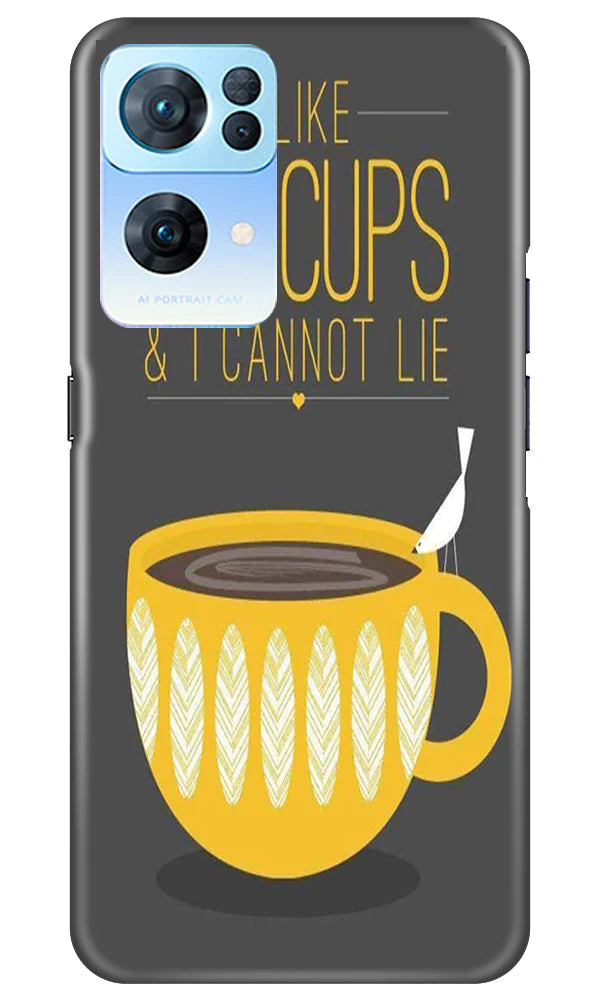 Big Cups Coffee Mobile Back Case for Oppo Reno 7 Pro 5G (Design - 312)