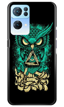 Owl Mobile Back Case for Oppo Reno 7 Pro 5G (Design - 317)