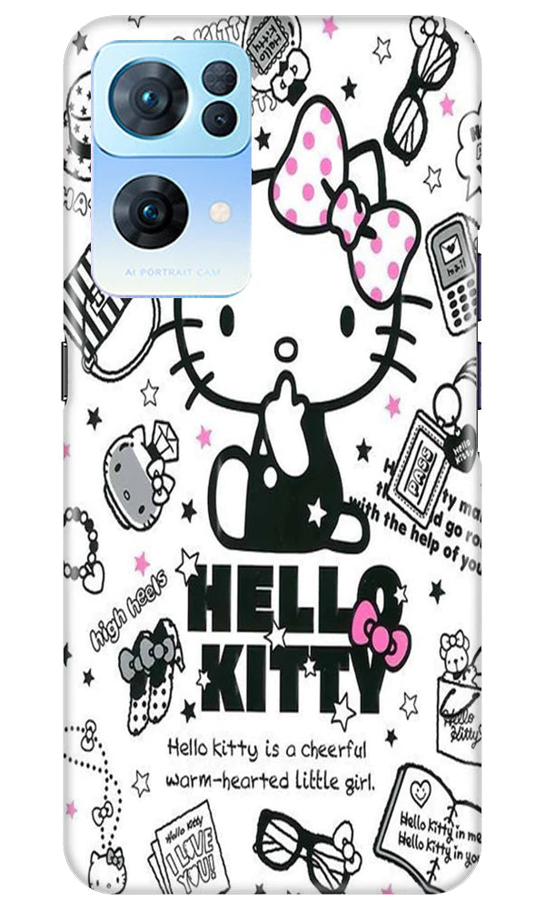Hello Kitty Mobile Back Case for Oppo Reno 7 Pro 5G (Design - 320)